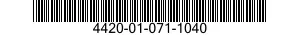 4420-01-071-1040 HEAT EXCHANGER 4420010711040 010711040