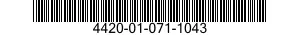 4420-01-071-1043  4420010711043 010711043