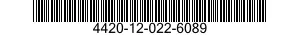 4420-12-022-6089 CAPACITOR,FIXED,PAPER DIELECTRIC 4420120226089 120226089