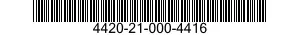 4420-21-000-4416 ANODE,CORROSION PREVENTIVE 4420210004416 210004416