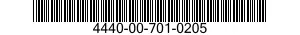 4440-00-701-0205  4440007010205 007010205
