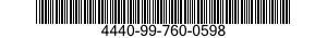 4440-99-760-0598  4440997600598 997600598