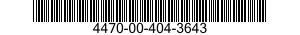 4470-00-404-3643  4470004043643 004043643
