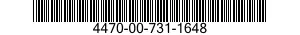 4470-00-731-1648  4470007311648 007311648