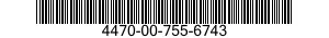 4470-00-755-6743  4470007556743 007556743