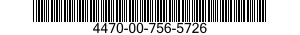 4470-00-756-5726  4470007565726 007565726