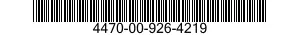 4470-00-926-4219 VALVE,VENT DRAIN 4470009264219 009264219