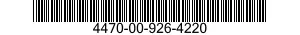 4470-00-926-4220 VALVE RELIEF SELF-ACTUATED 4470009264220 009264220
