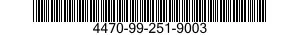 4470-99-251-9003 LOCKING PIN ASSEMBL 4470992519003 992519003