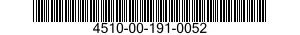 4510-00-191-0052  4510001910052 001910052