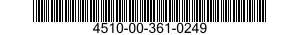4510-00-361-0249  4510003610249 003610249