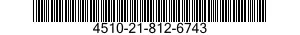 4510-21-812-6743  4510218126743 218126743