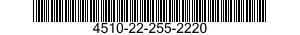 4510-22-255-2220 FAUCET,SINGLE 4510222552220 222552220
