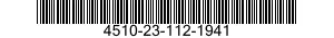 4510-23-112-1941 PRESSURE PIECE. 4510231121941 231121941