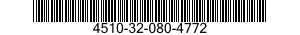 4510-32-080-4772 SEAT,WATER CLOSET 4510320804772 320804772