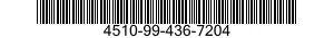 4510-99-436-7204  4510994367204 994367204