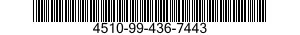 4510-99-436-7443  4510994367443 994367443