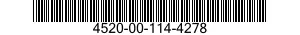 4520-00-114-4278 HEATING ELEMENT,ELECTRICAL,NONIMMERSION TYPE 4520001144278 001144278