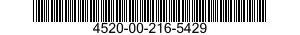 4520-00-216-5429  4520002165429 002165429