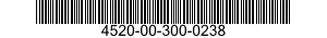 4520-00-300-0238  4520003000238 003000238