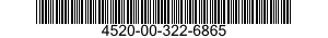 4520-00-322-6865  4520003226865 003226865