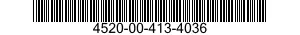 4520-00-413-4036  4520004134036 004134036