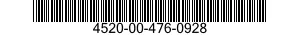 4520-00-476-0928  4520004760928 004760928