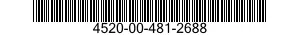 4520-00-481-2688 HEATING ELEMENT,ELECTRICAL,NONIMMERSION TYPE 4520004812688 004812688