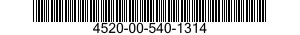 4520-00-540-1314  4520005401314 005401314