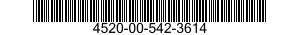 4520-00-542-3614  4520005423614 005423614