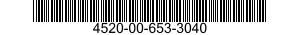 4520-00-653-3040  4520006533040 006533040