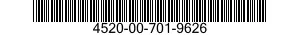 4520-00-701-9626  4520007019626 007019626