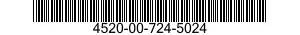 4520-00-724-5024  4520007245024 007245024