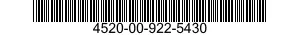 4520-00-922-5430  4520009225430 009225430