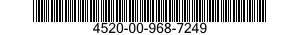 4520-00-968-7249  4520009687249 009687249