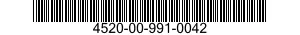 4520-00-991-0042  4520009910042 009910042
