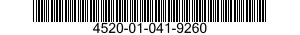 4520-01-041-9260  4520010419260 010419260