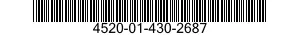 4520-01-430-2687 HEATING ELEMENT,ELECTRICAL,NONIMMERSION TYPE 4520014302687 014302687