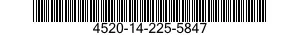 4520-14-225-5847  4520142255847 142255847