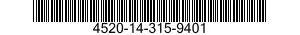 4520-14-315-9401 TERMINAL,VENTILATION DUCT 4520143159401 143159401