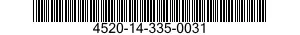 4520-14-335-0031 HEATING ELEMENT,ELECTRICAL,NONIMMERSION TYPE 4520143350031 143350031