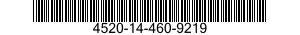 4520-14-460-9219 HEATING ELEMENT,ELECTRICAL,NONIMMERSION TYPE 4520144609219 144609219