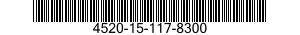 4520-15-117-8300 HEATER,SPACE 4520151178300 151178300