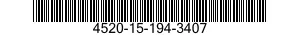 4520-15-194-3407 HEATING ELEMENT,ELECTRICAL,NONIMMERSION TYPE 4520151943407 151943407
