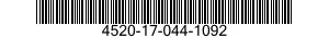 4520-17-044-1092 HEATING ELEMENT,ELECTRICAL,NONIMMERSION TYPE 4520170441092 170441092