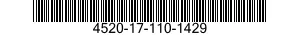 4520-17-110-1429 HEATING ELEMENT,ELECTRICAL,NONIMMERSION TYPE 4520171101429 171101429
