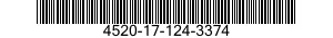 4520-17-124-3374 HEATING ELEMENT,ELECTRICAL,NONIMMERSION TYPE 4520171243374 171243374