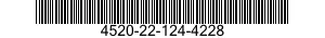 4520-22-124-4228 HEATING ELEMENT,ELECTRICAL,NONIMMERSION TYPE 4520221244228 221244228