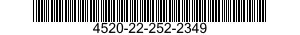 4520-22-252-2349  4520222522349 222522349