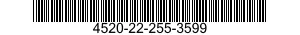 4520-22-255-3599  4520222553599 222553599